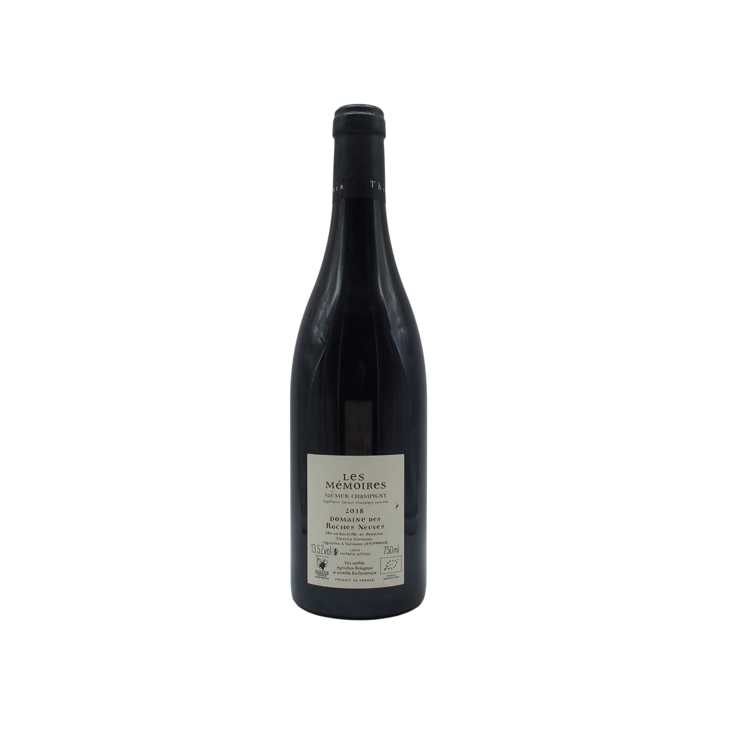 vallee-de-la-loire-saumur-champigny-les-memoires-2018-thierry-germain-verso-infinities-wines Saumur Champigny « Les Mémoires » 2018