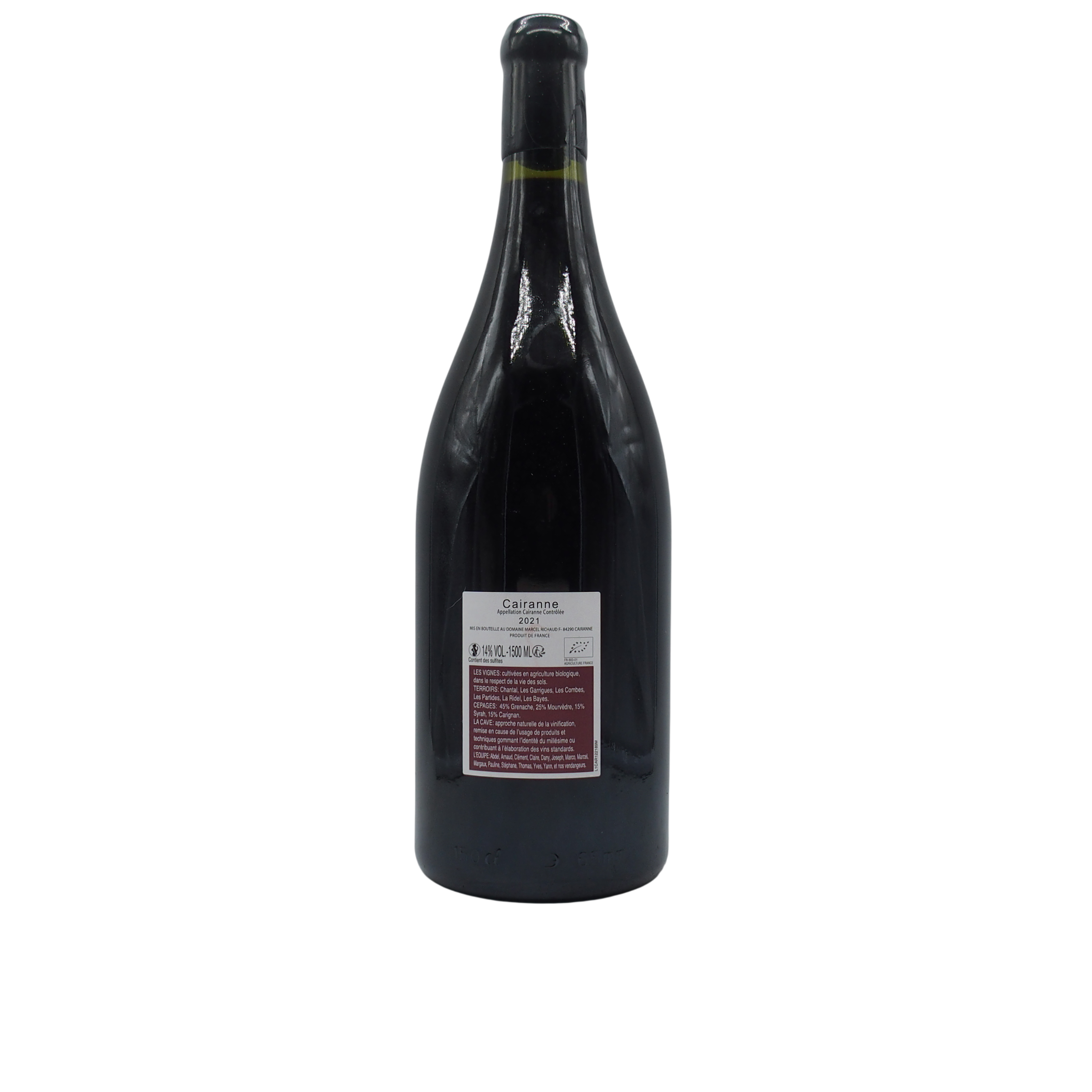 vallee-du-rhone-magnum-cairanne-2021-domaine-richaud-verso-infinities-wines Magnum Cairanne Rouge 2021