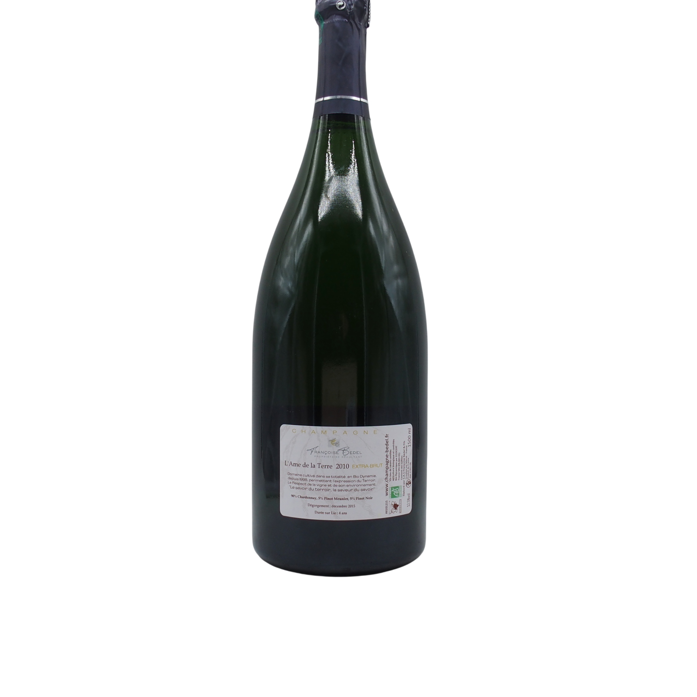 champagne-francoise-bedel-magnum-l-ame-de-la-terre-2010-verso-infinities-wines Magnum Françoise Bedel L'Ame de la Terre 2010