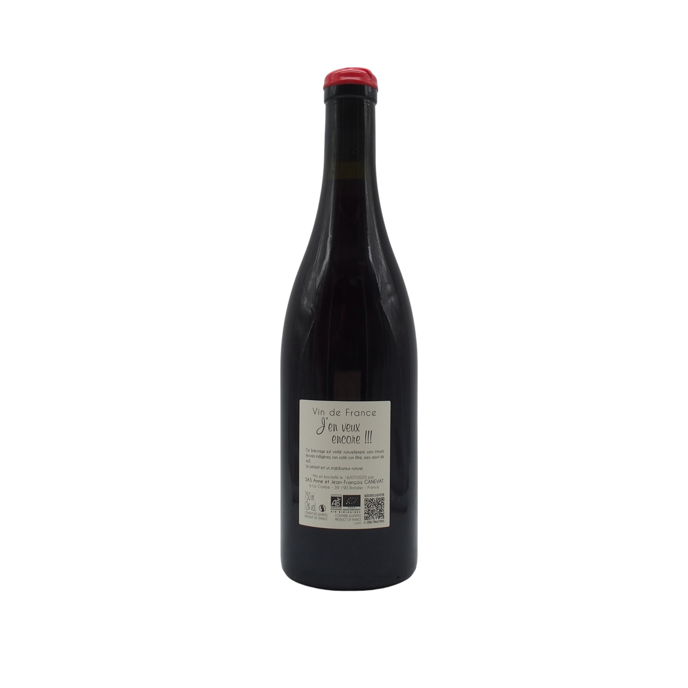 Jura-vin-de-france-j-en-veux-encore-nm-jean-francois-ganevat-verso-infinities-wines Vin de France « J'en veux encore » Anne et J-F Ganevat