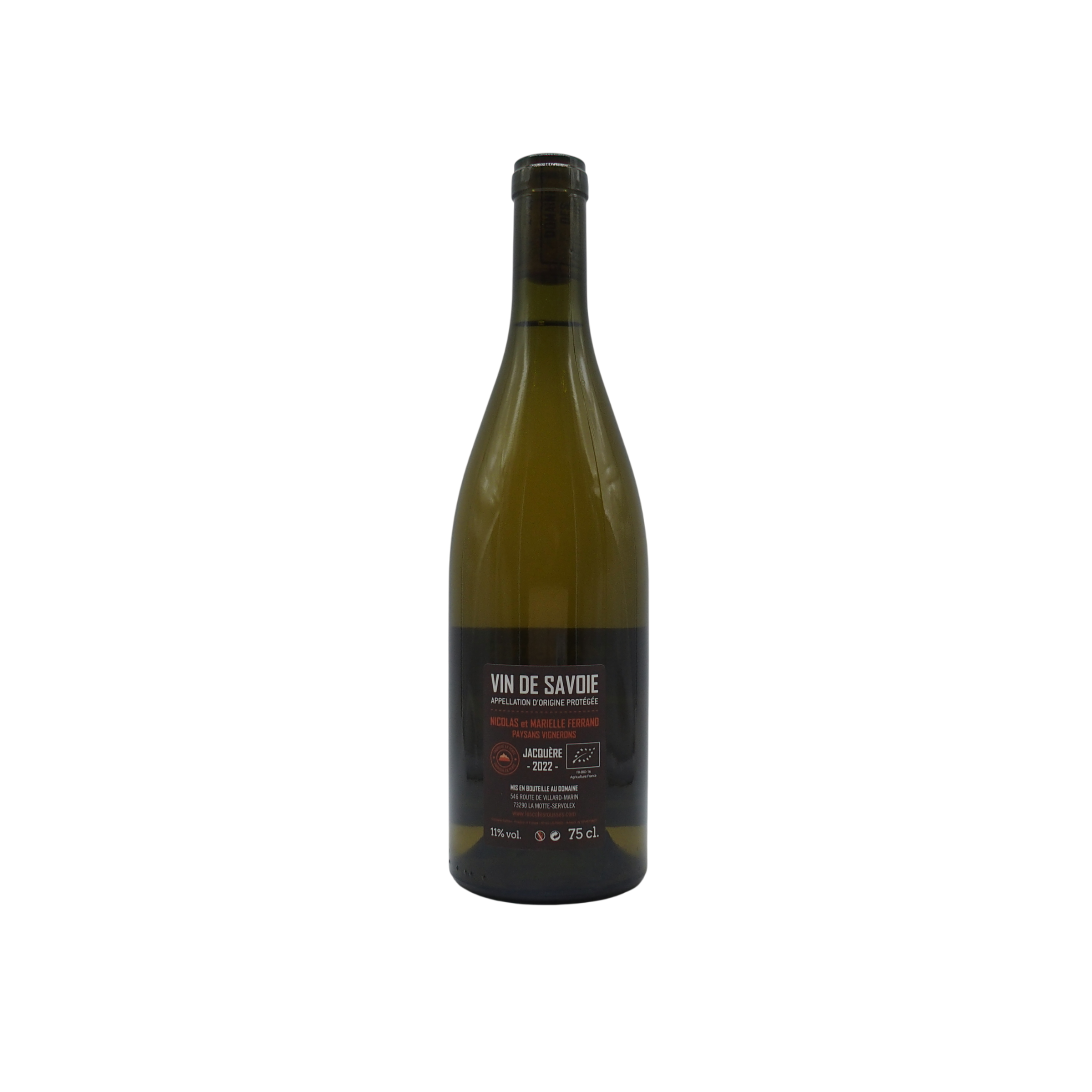 savoie-jacquere-la-pente-2022-nicolas-ferrand-domaine-des-cotes-rousses-verso-infinities-wines Jacquère La Pente 2022