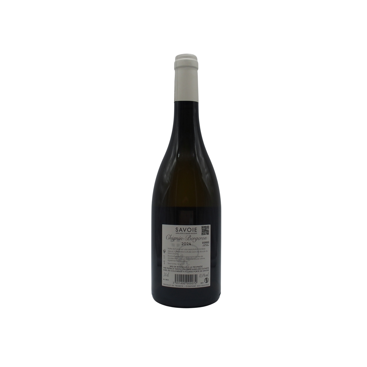 savoie-chignin-bergeron-2024-domaine-patrick-tardy-verso-infinities-wines Chignin-Bergeron 2024 Domaine du Colombier Patrick Tardy