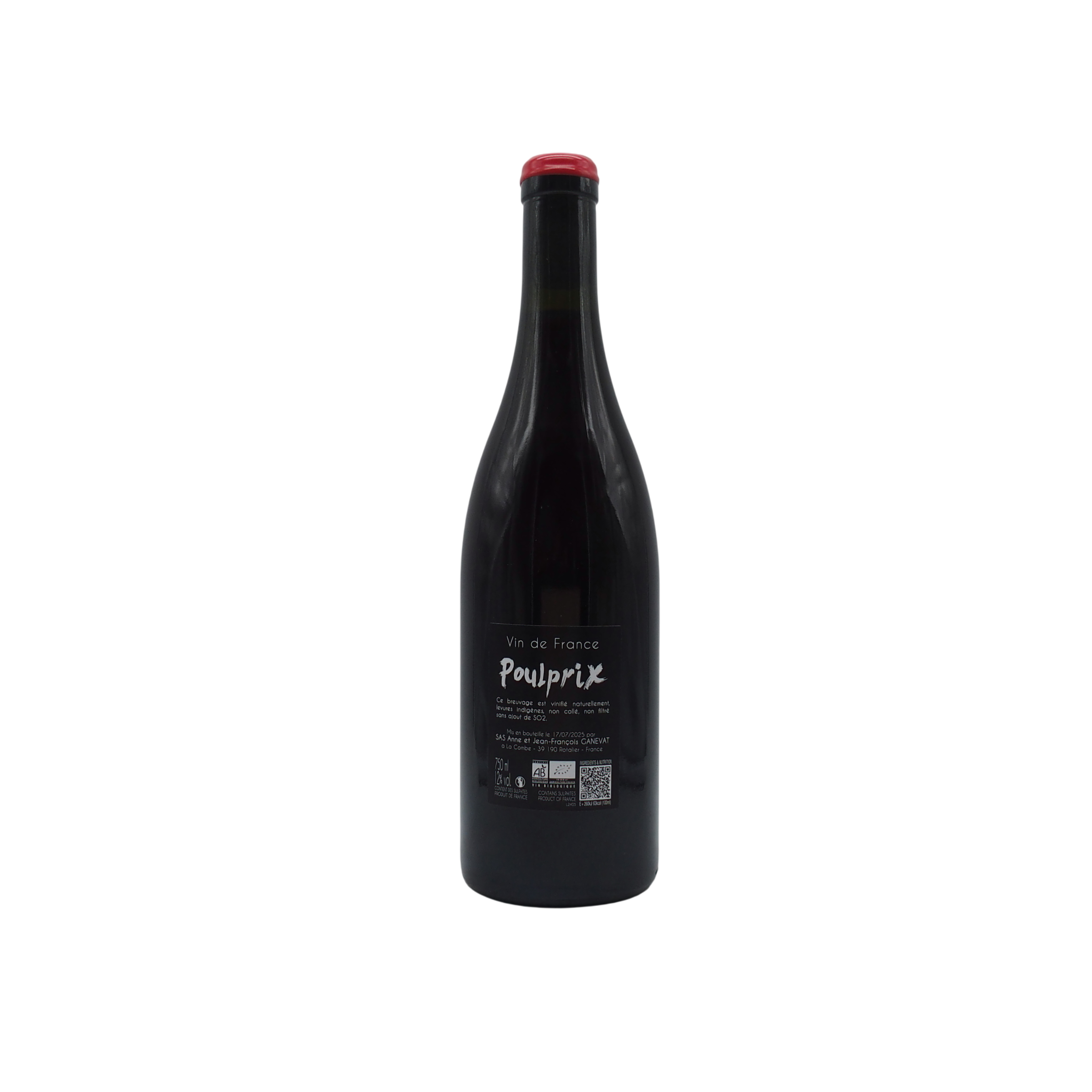 Jura-vin-de-france-poulprix-jean-francois-ganevat-verso-infinities-wines Vin de France « Poulprix » Anne et J-F Ganevat