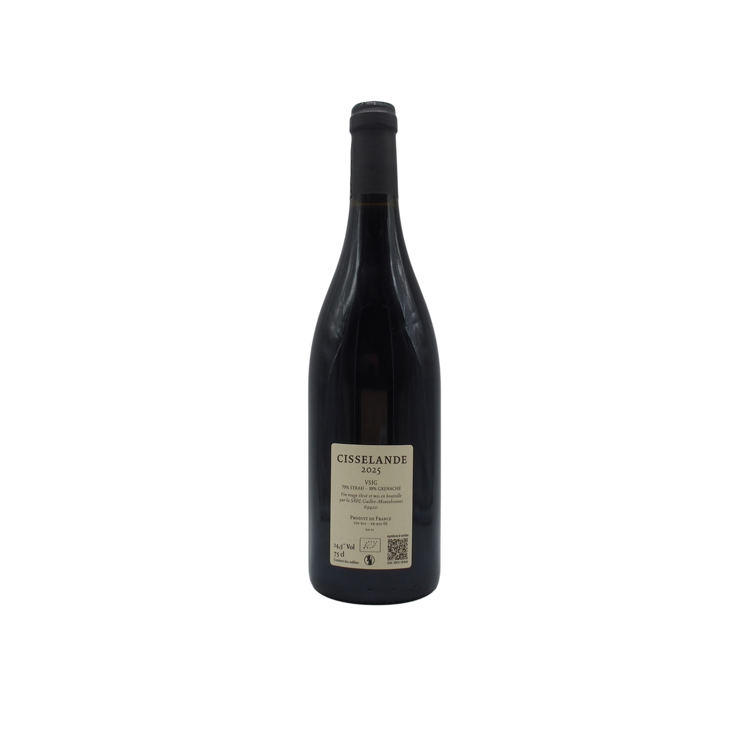 vallee-du-rhone-vsig-syrah-cisselande-2025-clos-de-la-bonette-verso-infinities-wines Syrah « Cisselande » Clos de la Bonnette 2025